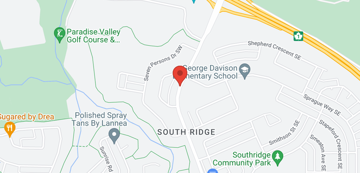 map of 102 165 Southridge  Drive SE